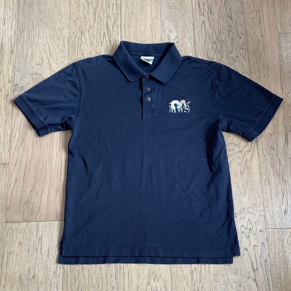 L.L. Bean Navy Polo Ram For MWS Size Small